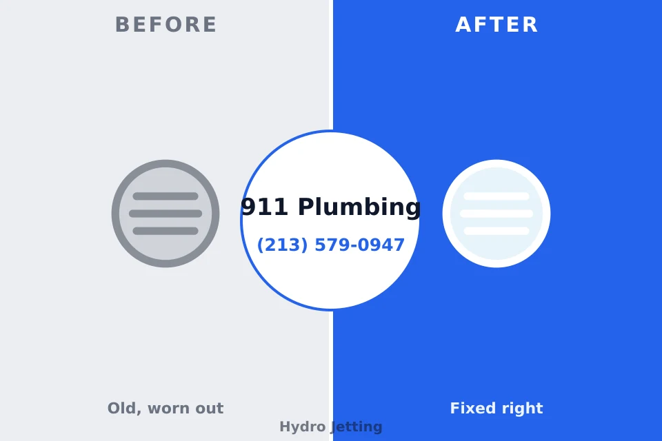 Before and after: plumbing company Hebbronville, TX